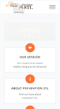 Mobile Screenshot of preventionstl.com