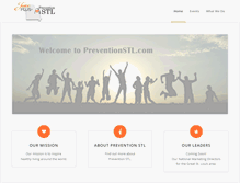 Tablet Screenshot of preventionstl.com